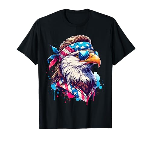 4th of July Patriotic Funny Eagle July 4th USA Murica T-Shirt