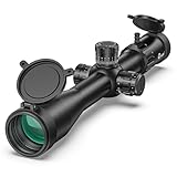CVLIFE 6-24x50 FFP Rifle Scope with MOA Illuminated Reticle, Zero Stop, Parallax Adjustment - Long Range Scope for Hunting - 34mm Tube First Focal Plane Riflescope