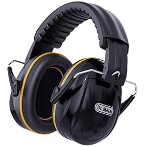 Dr.meter Gehörschutz, Kapselgehörschutz verstellbar und komfortabel für Erwachsene, Lärmschutz Kopfhörer für Baustelle, Gartenarbeit, Fabriken