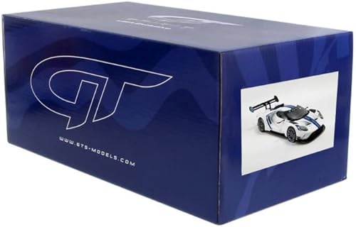 Miniatura 7 de GT Spirit Ford Mustang GT MKII Track, blanco US040 - Coche de juguete modelo de resina a escala 118