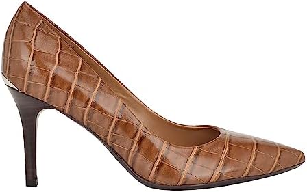 Calvin Klein Women's GAYLE2 Pump, Coffee Croco 213, 8 | Image 4