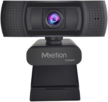 Meetion | CAM601 | Siyah | 1080P HD Webcam | USB Tak &  al t r | Dahili Mikrofon