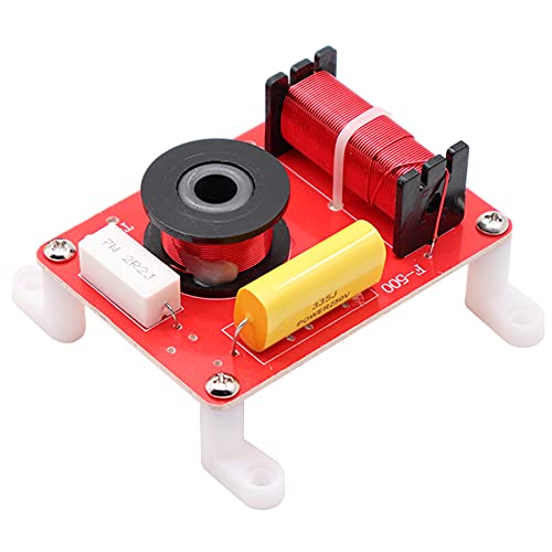 XFFCSEC 130W 2 Way Crossover for Bookshelf Speakers and Subwoofer Crossover Speaker Treble a Bass (2PCS)