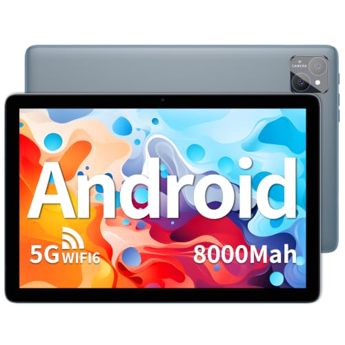 10 inch Android Tablet, Octa-Core, 16GB (4+12) RAM, 8000mAh,WiFi6,Gray