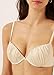 CALZEDONIA Woman's Push Up Swimsuit Shiny Satin in Cream, Size L