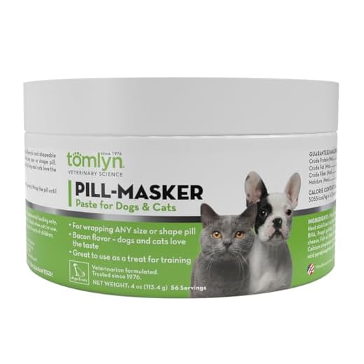 Vetoquinol Tomlyn Pill-Masker, Bacon Paste for Dogs and Cats, 4 oz