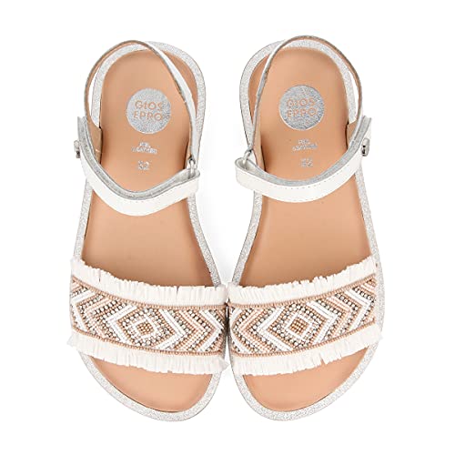 Gioseppo Barasat, Sandali Punta Aperta, White, 37