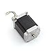 Nema23 Stepper Motor 76mm Dual Shaft 3A 270oz-in 4 Lead Wire for CNC Router Engraving Milling/3D Printer