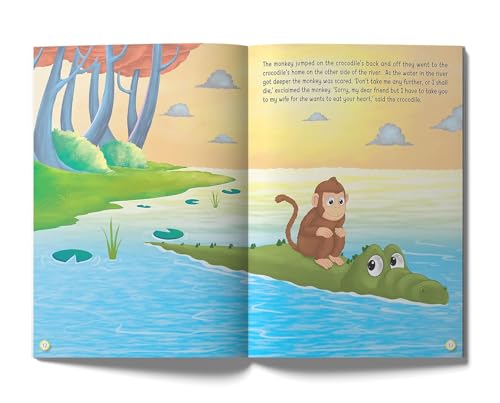 Image of The Clever Monkey - Illustrated Moral Story for Children