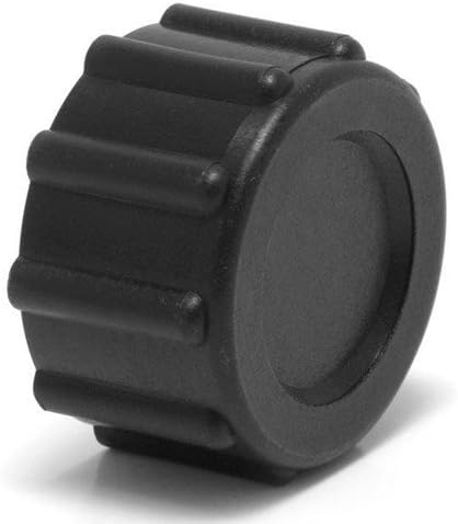 3/4" Drain Cap: Black Plastic Spa Drain Cap