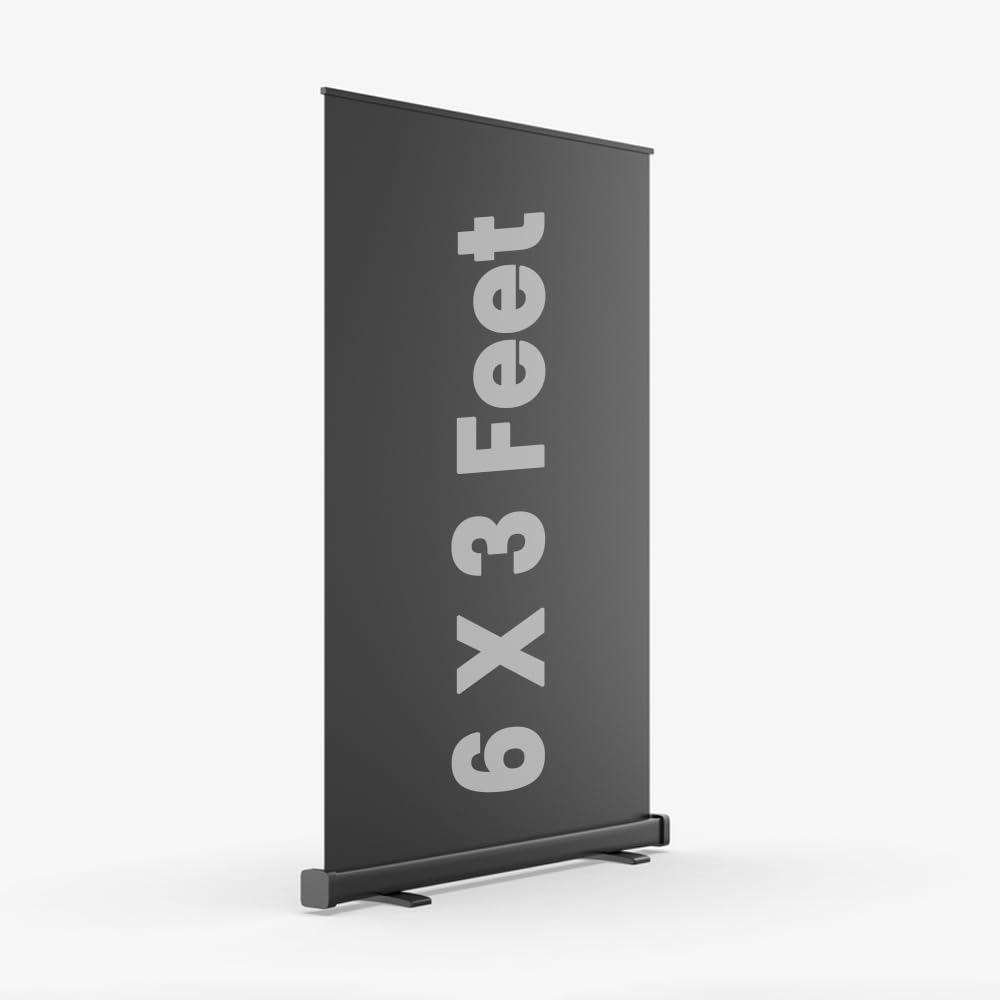 Shapure Metal Roll Up Banner Standee 6ft x 3ft (Without Flex) – Portable Display Stand for Advertising, Trade Shows, Exhibitions, Events & Marketing Promotions-image-17