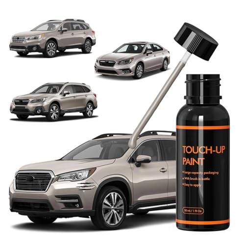 XTryfun K7U Tungsten Touch Up Paint for Subaru, DIY Car Paint Scratch Repair Kit, Automotive Paints, Quick & Easy Fix Scratch Repair Compatible with Ascent/Outback/Legacy