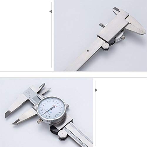 Calibrador de carátula 0-6 pulg acero inoxidable miniatura 5