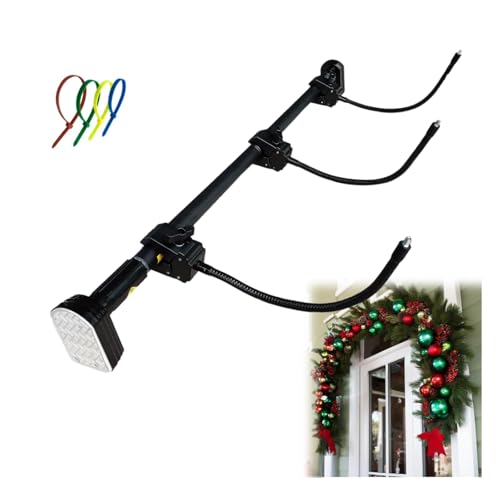 Support de guirlande pour cadre de porte extensible et cintre robuste - 2