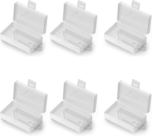 WMSKLDXHB 21700 Battery Storage Case Box Organizer Holder, 6Pcs, 2 Capacity