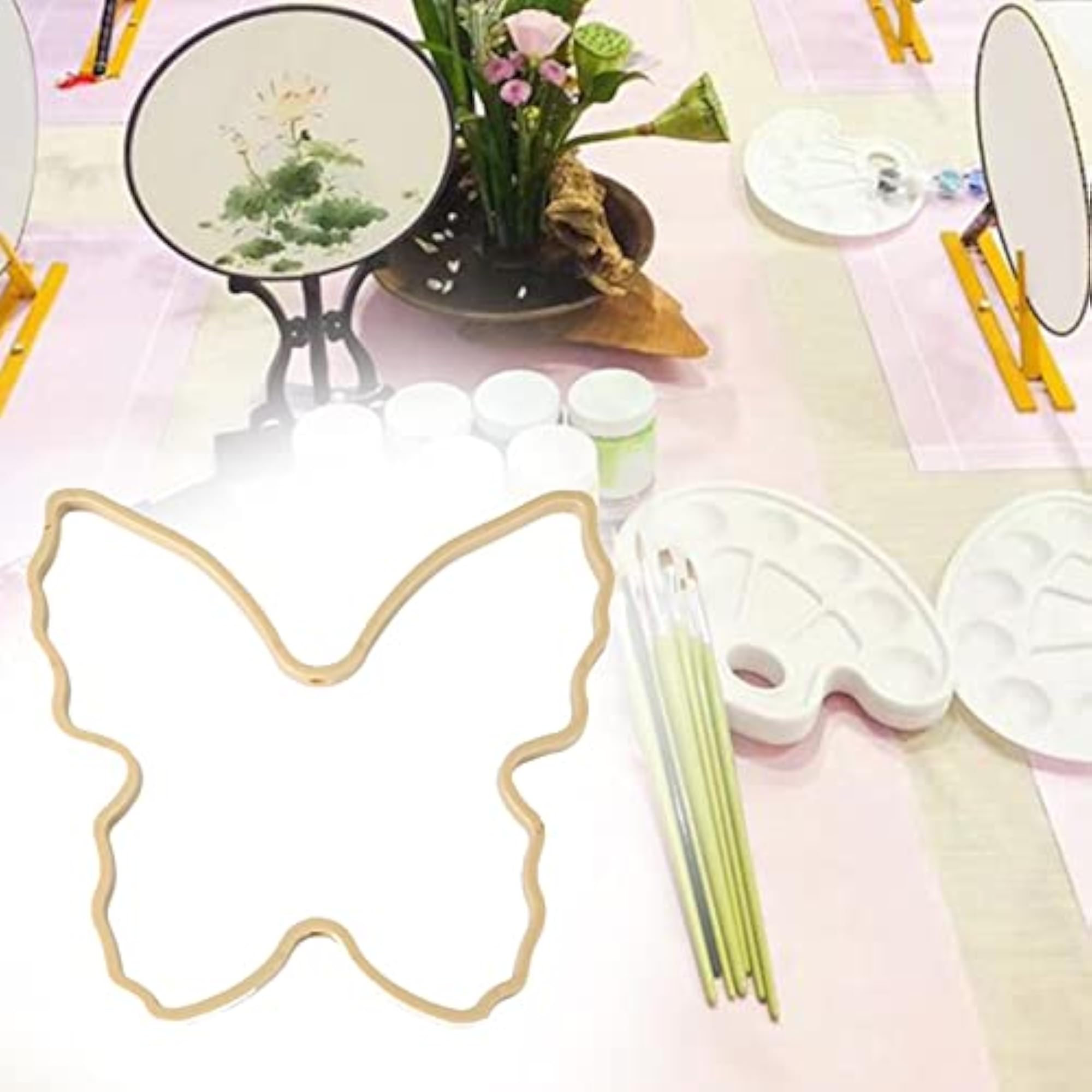 DIY Hand Fan Frame Durable Practical Craft
