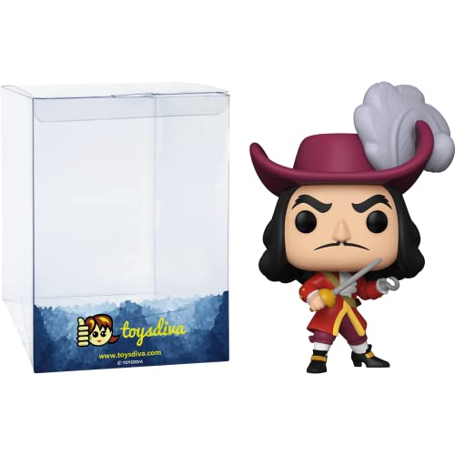 En Oferta Captain H O O K : Fun Ko P O P ! Vinyl Figurine Bundle With 1 Compatible 'Toysdiva' Graphic Protector (816 - 51375 - B)