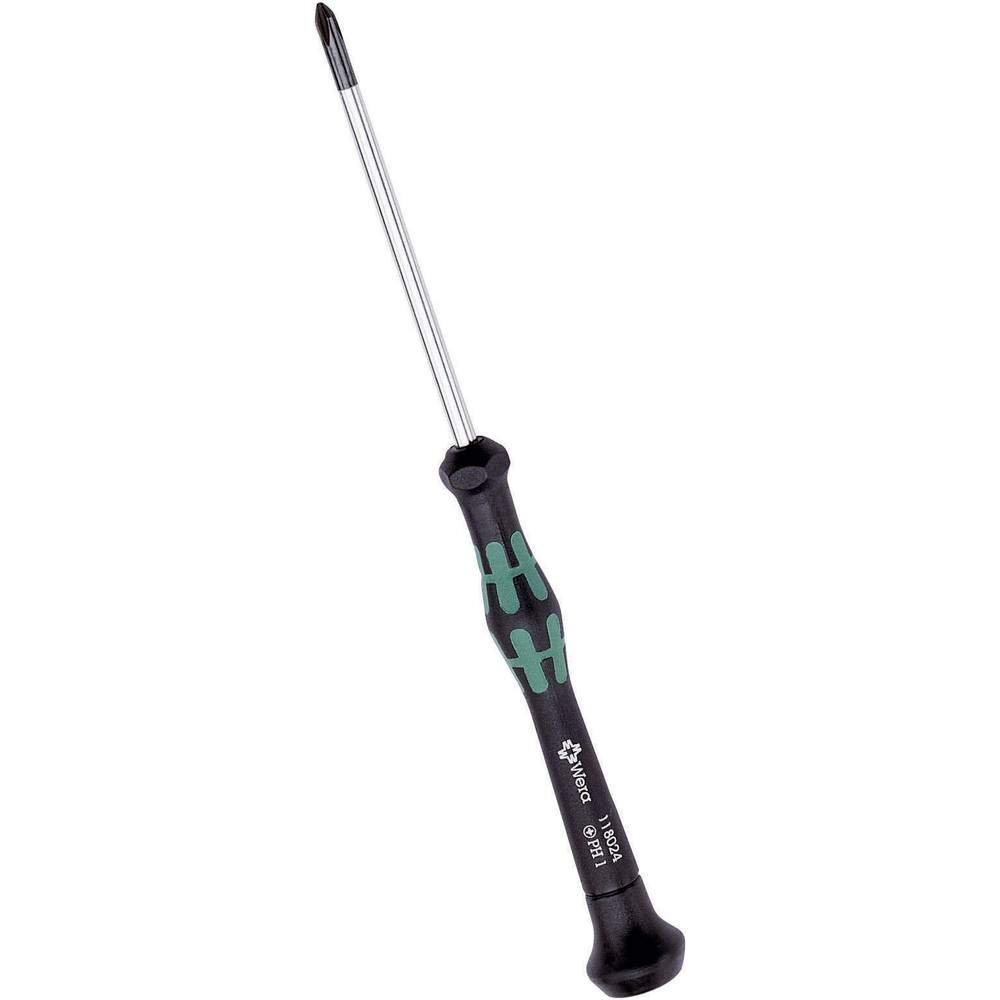Wera, 2035/6 B Assortimento di giraviti per l'elettronica + rack, 6 pezzi