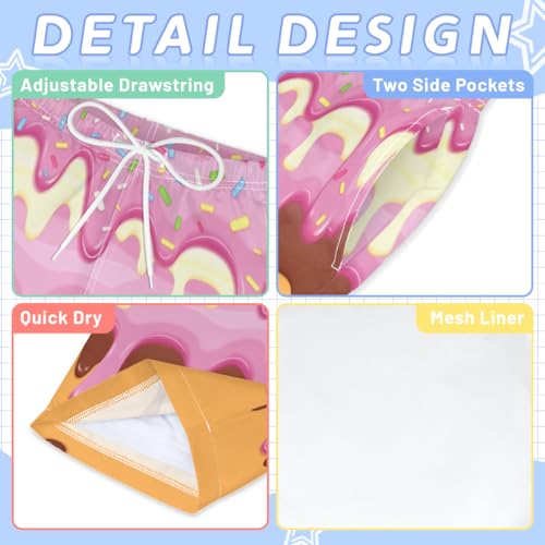 Beracah Kids Boys Swim Trunks Quick Dry Swim Board Shorts Toddler Beach Lightweight Swimsuit Bottom for Kids4