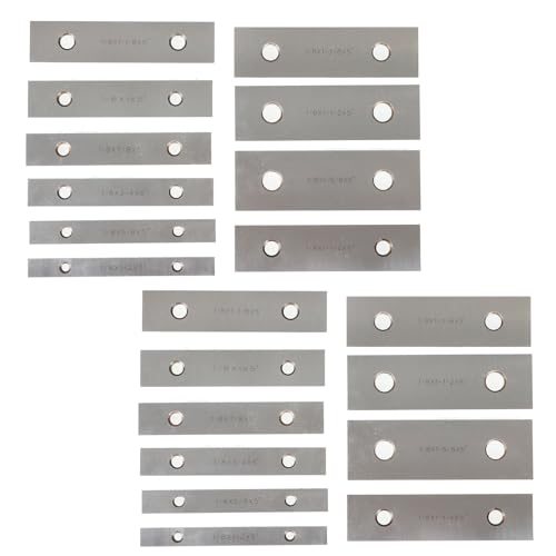 TINVHY 10-Pack 1/8In x 5In Machinist Parallel Set 0.0002In Hardened Precision Machinist Parallel Tools