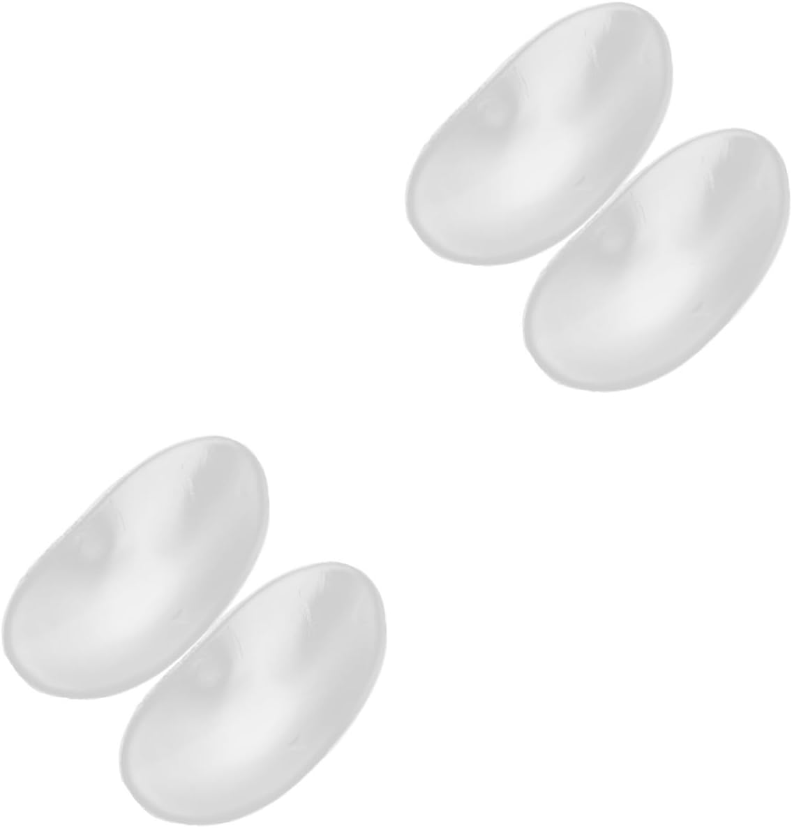 Lurrose 4pairs Sticky Boob Shoulder Pads for Women Epaulettes Shoulder Enhancer Pad Adhesive