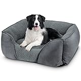 FURTIME Extra Large Dog Beds for Extra Large Dogs, Washable Dog Bed Orthopedic Rectangle Puppy Pet B