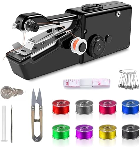 Handheld Sewing Machine, Hand Sewing Machine, Portable and Easy-to-Use, Battery and USB Operated,...