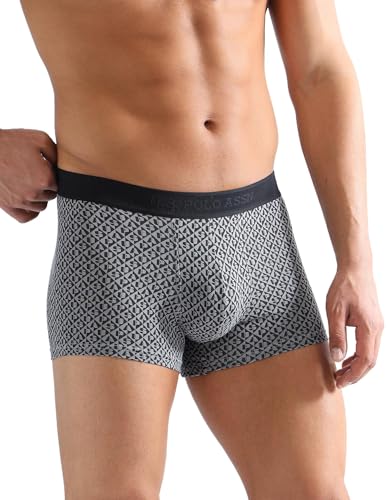 Image of U.S. Polo ASSN. Men PT005 Cotton Modal Printed Premium Underwear Trunks -Pack of 1