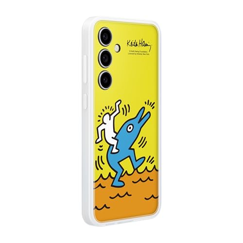 Image of Samsung Galaxy S24 FE Flipsuit Phone Case, Included Interactive Card Syncs with Screen, Customize for Different Display Designs, US Version, Yellow