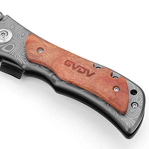 GVDV Pocket Folding Knife with Sharpener Review