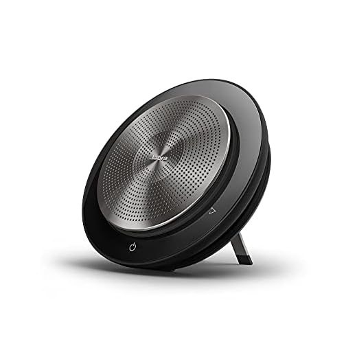 Jabra Speak 750 Speaker Phone - Microsoft Teams Certified Portable Conference Speaker with Bluetooth Adapter and USB - Connect with Laptops, Smartphones and Tablets