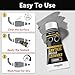 LOCBONDSO Muffler Repair Kit, Heat Resistant Up to 2012°F Exhaust Sealant, Professional Seal for Exhaust Systems, Mufflers, Tailpipes, and Catalytic Converters, 2.6 oz