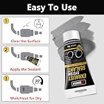 Muffler Repair Kit, Heat Resistant Exhaust Sealant, 2.6 oz - Image 5