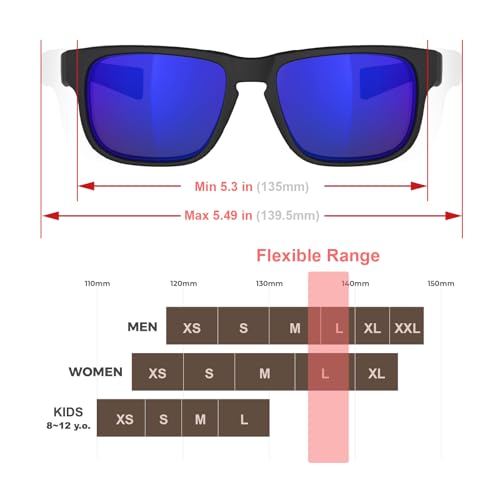 Image of Floating Polarized Fishing Sunglasses Saltwater Resistant Lenses That Coating Won't Peel Rub off