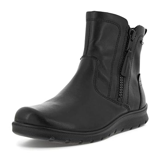 ECCO Dam babett Boot Kortärmad stövlar, Svart Black11001, 40 EU