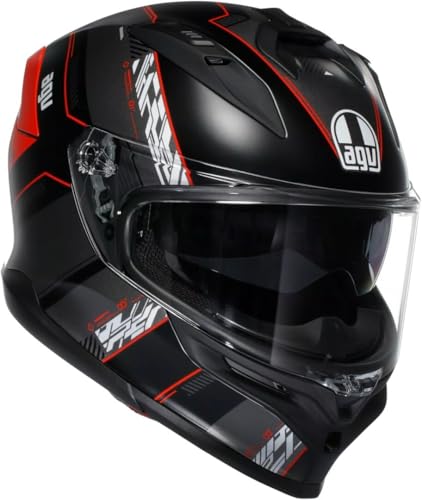 AGV K7 Kyber Helm, schwarz/rot, S (55/56)