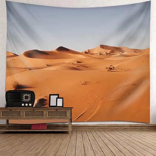 Tapisserie motif nature désert RDSGYZ 150x150cm pour décoration murale salon