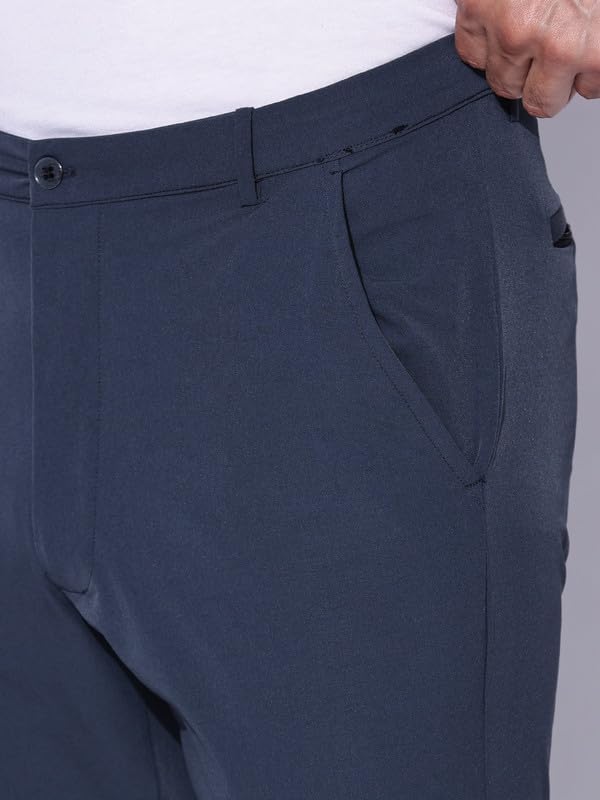 Image of BLUE TYGA Ultimate Office Joggers for Men | Wrinkle Free & Lightweight Joggers for Men | Ultra-Stretchable Pants for Office & Parties