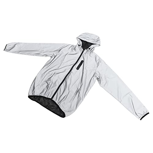 Chaqueta rompeviento reflectiva para ciclismo XL miniatura 3