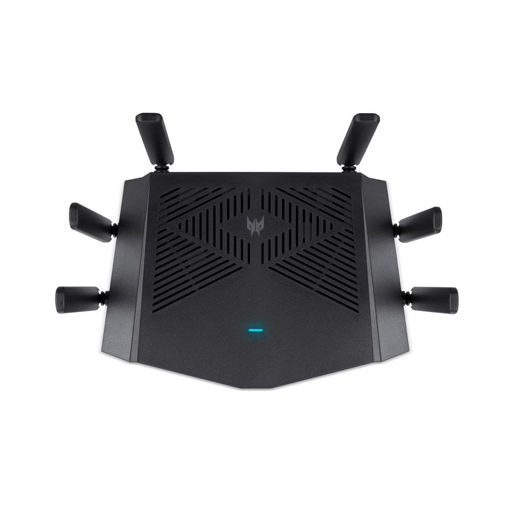 Roteador Acer Predator Connect W6x Wi-Fi 6 AX6000 de banda dupla