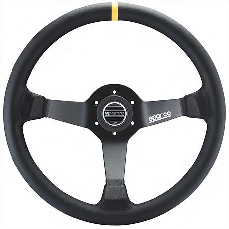 【即購入❌】 sparco スパルコ ステアリング ハンドル 34φ Amazon | SPARCO スパルコ ステアリング R345 [素材]レザー 015R345MLN