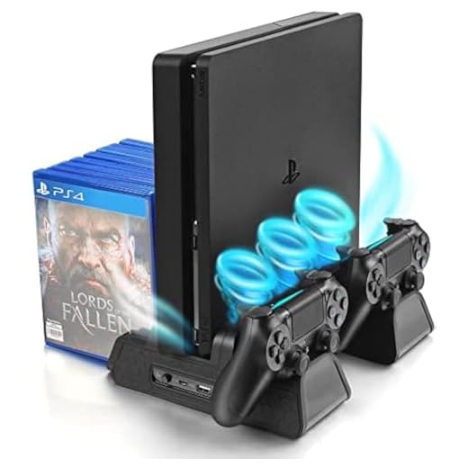URWOOW PS4 Vertical Cooling Stand
