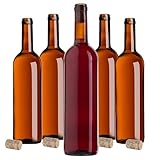 Photo Gallery kadax bottiglie di vino 750 ml, 10 pezzi, bottiglie vuote di vetro con tappo di sughero per vino, liquori e liquori, bottiglie da riempire, bottiglie di liquore in vetro (marrone) Photo Gallery kadax bottiglie di vino 750 ml, 10 pezzi, bottiglie vuote di vetro con tappo di sughero per vino, liquori e liquori, bottiglie da riempire, bottiglie di liquore in vetro (marrone)