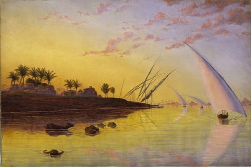 Tableau sur toile Vue sur le Nil par Seddon 60x90cm pour décoration salon
