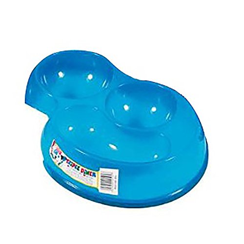 Pet Brands Translucent Triple Dinner Cat Feeding Dish