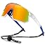 I-white Blue Frame Orange Lens