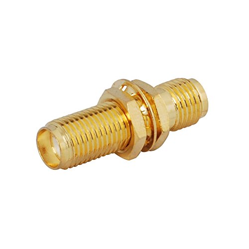Adaptador coaxial SMA hembra a hembra 2 unidades miniatura 2