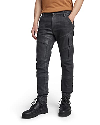 [ジースターロゥ] ジーンズ メンズ スキニー ストレッチ ブラック グレー Airblaze 3D Skinny D16129-B964-D360-W27/L30