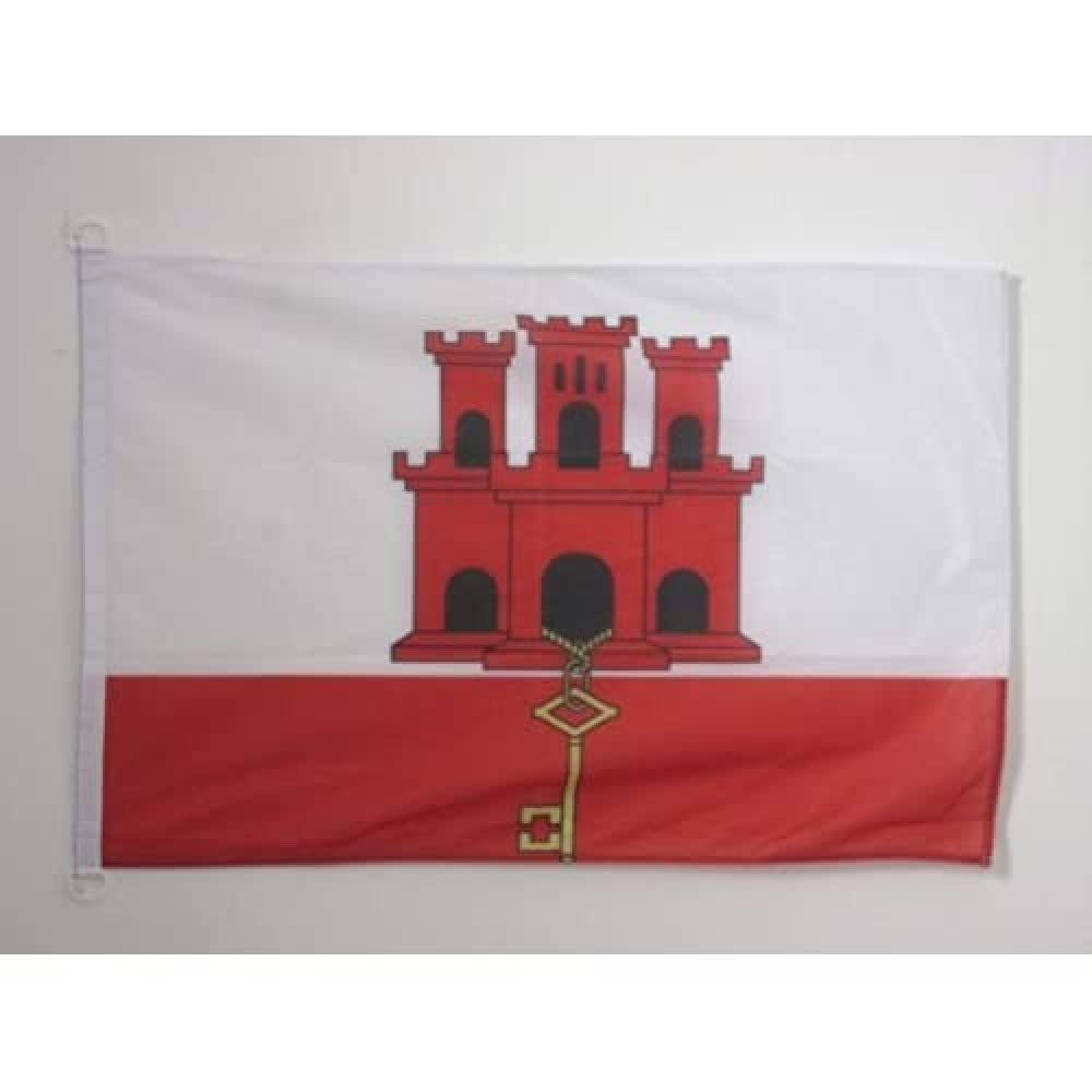 AZ FLAG Bandera Nautica de España Sin Armas 45x30 cm - Pabellón de Conveniencia Española Sin Escudo 30 x 45 Cm, Bandera de Barco con anillas — view 55