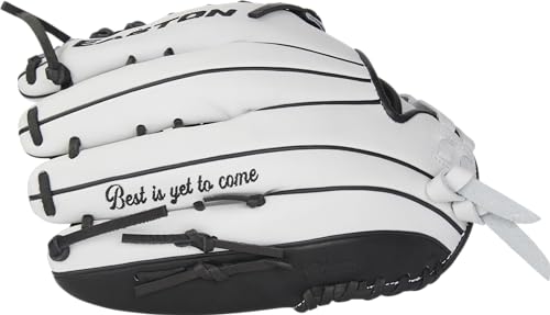 Easton | PROFESSIONAL COLLECTION SIGNAUTRE SERIES Fastpitch Softball Glove | Haylie McCleney Model | 12.75" | Modified Trap-Eze Web | Right Hand Throw | White / Black - image 5